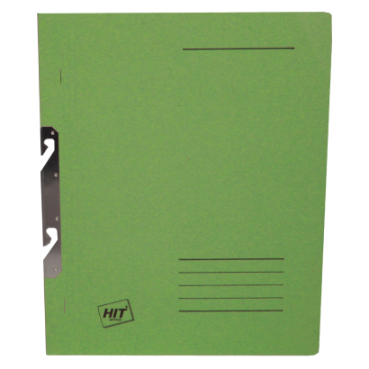 Rychlovazač kartonový závěsný A4 půlený zelený 50 ks