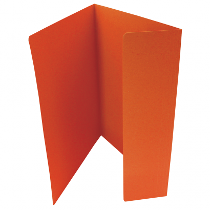Mapa papírová 1 klopa A4  oranžová 100 ks