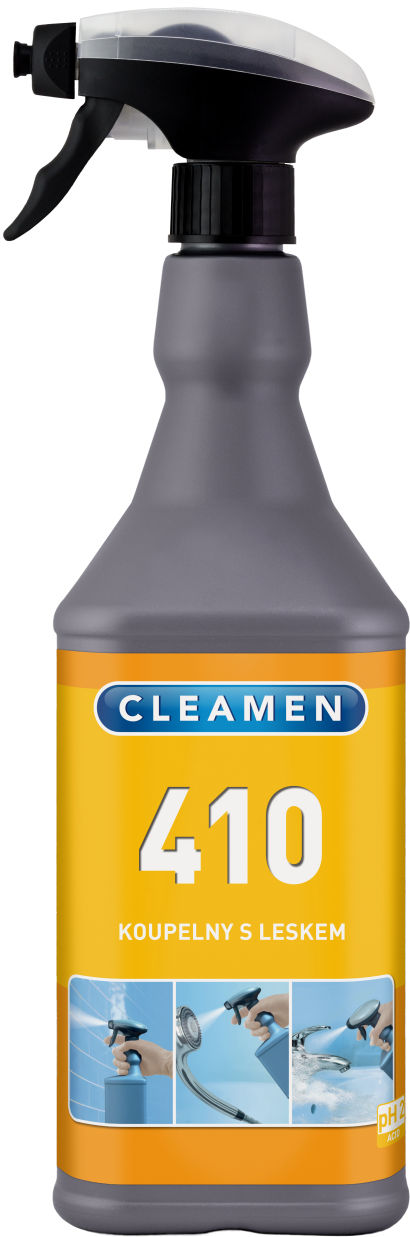 Cleamen 410  na koupelny s leskem  1 litr.
