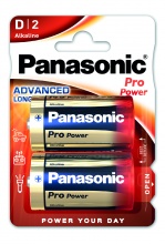 Panasonic ProPower monočlánky velké D/R20 2 ks