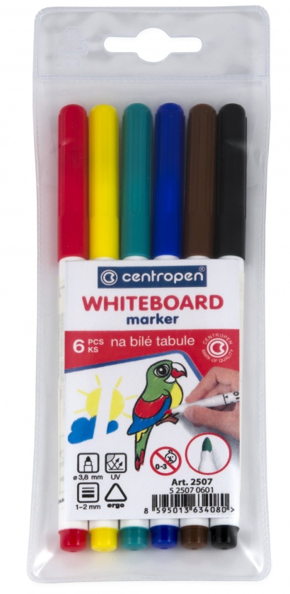 Whiteboard Marker 2507 sada 6 barev