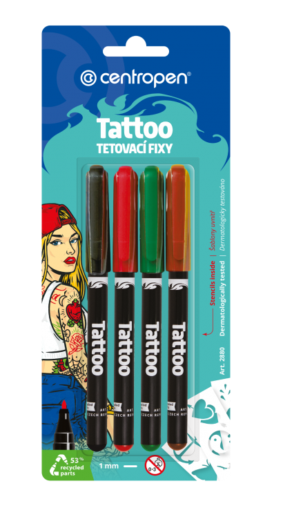 Tatto 2880 sada 4 barev