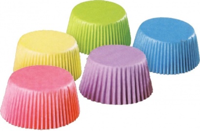 Cukrářské košíčky barevné mix, pr.34 x 21 mm, 100ks