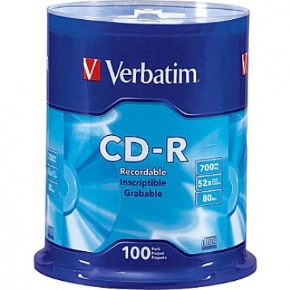 CD-R Verbatim Spindl 100 ks