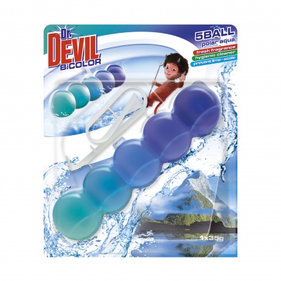 Dr. Devil  WC  Bicolor 5 Ball Polar Aqua
