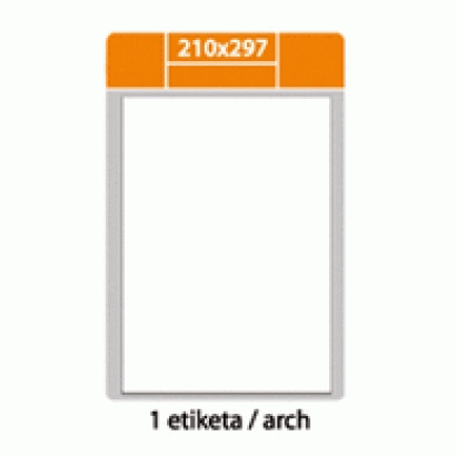 Etikety Louisa 210 x 297 mm bílé,100 archů